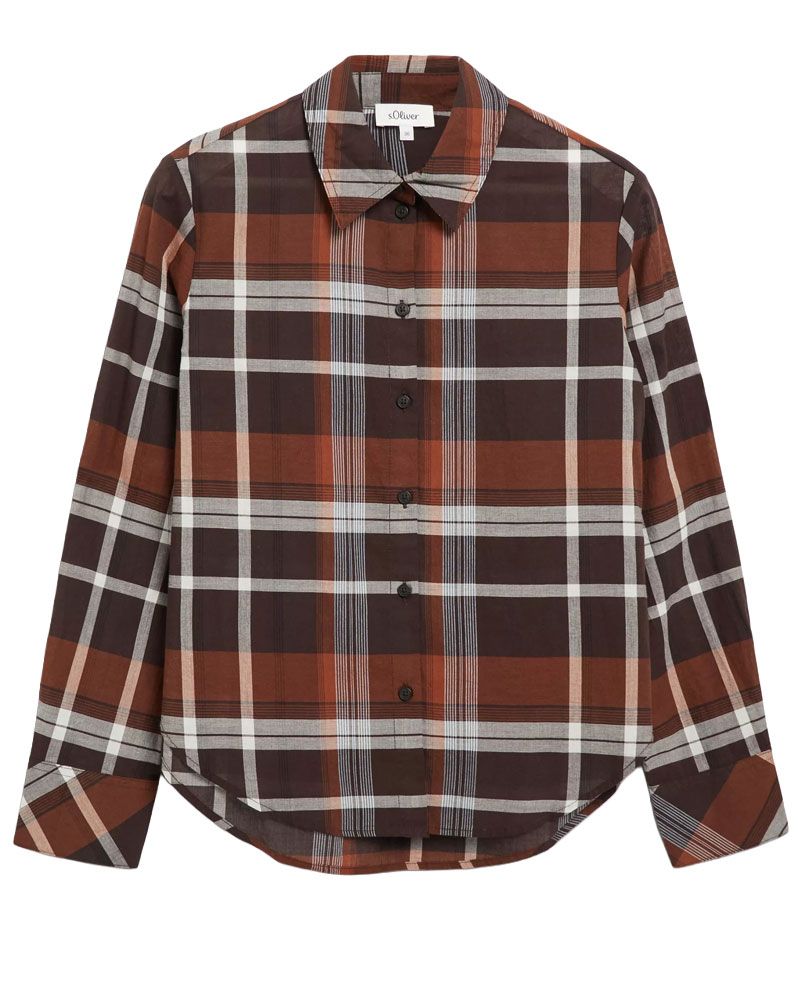 S.OLIVER Leichte Karo-Bluse