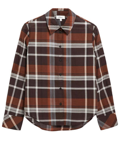 S.OLIVER Leichte Karo-Bluse