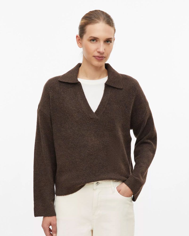 S.OLIVER Weicher Polo-Strickpullover