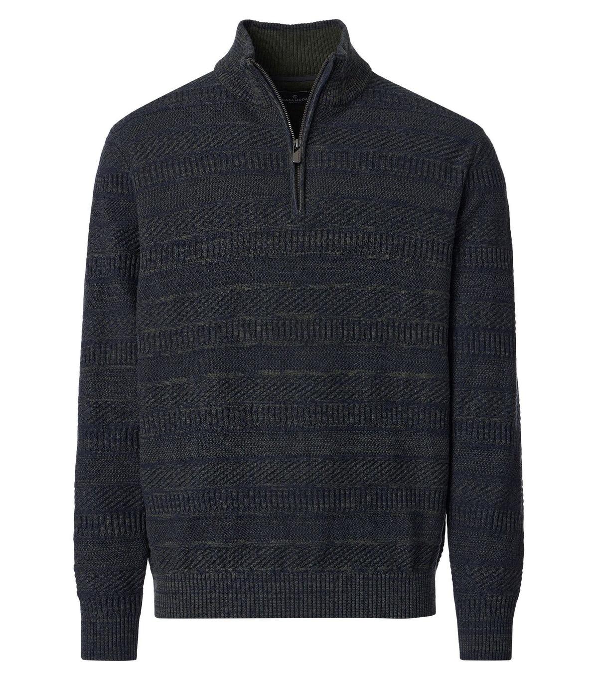 CASA MODA Gemusterter Stricktroyer