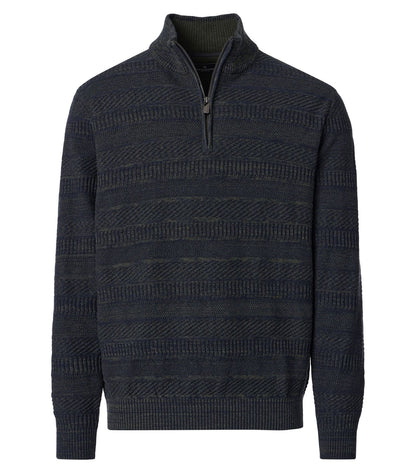 CASA MODA Gemusterter Stricktroyer