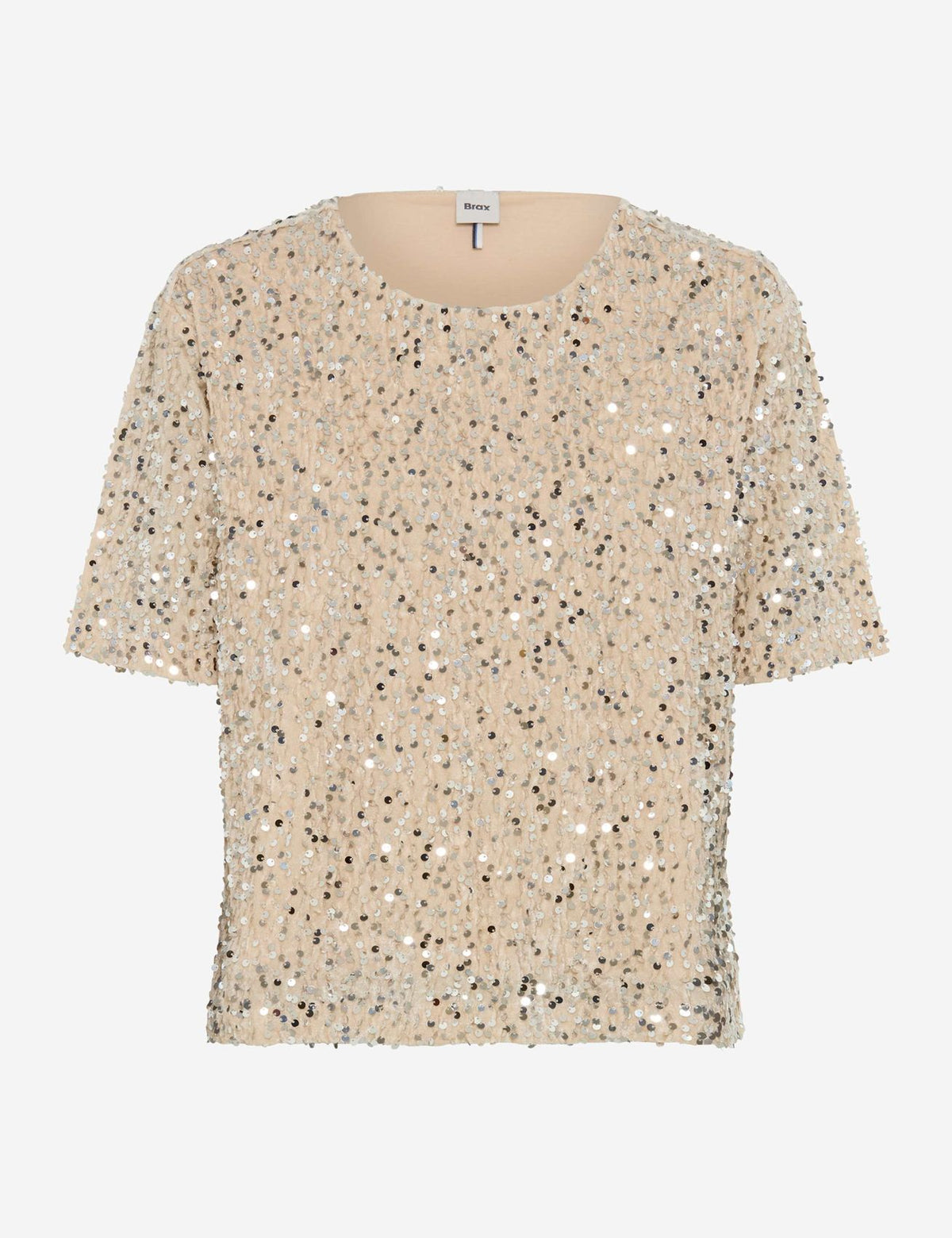 BRAX T-Shirt mit Pailletten "Cara S" 48