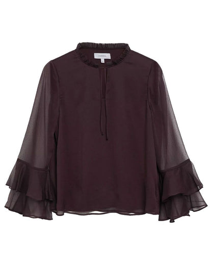 COMMA Feminine Chiffon-Bluse
