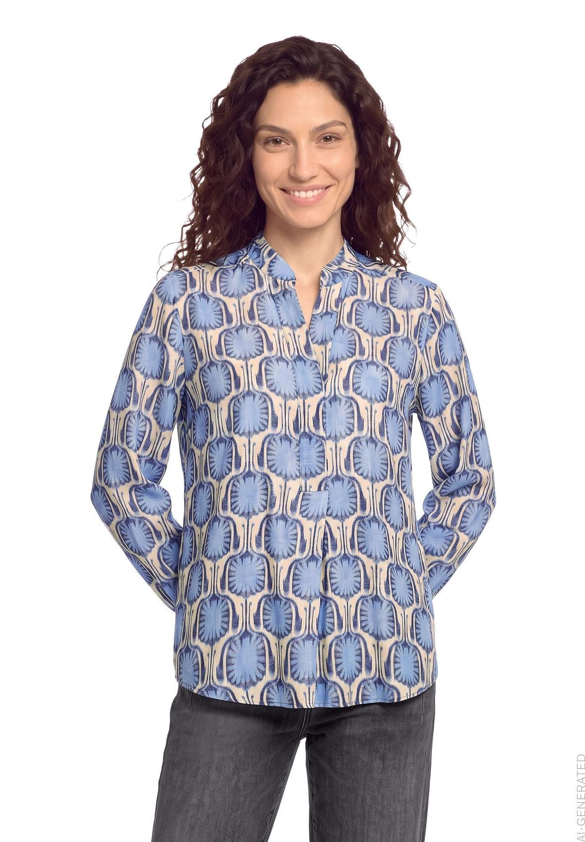 CARTOON Bluse mit V-Ausschnitt