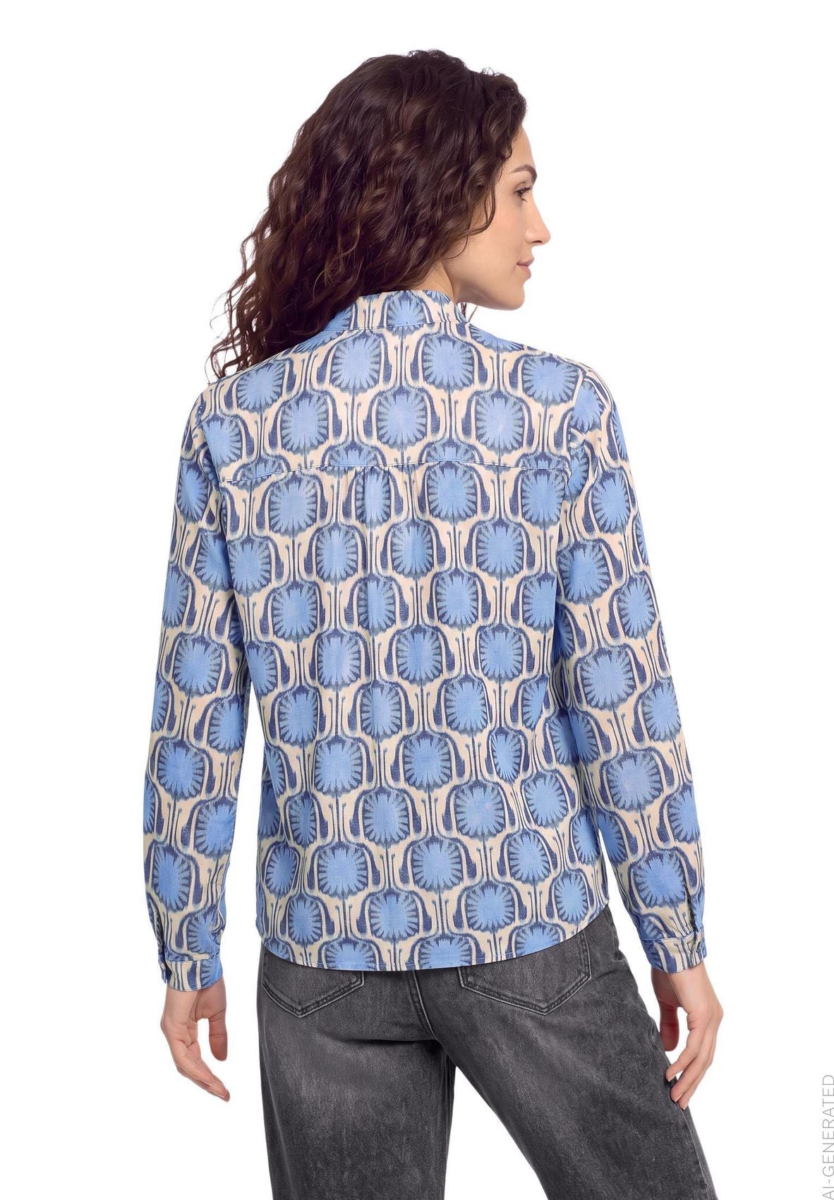 CARTOON Bluse mit V-Ausschnitt