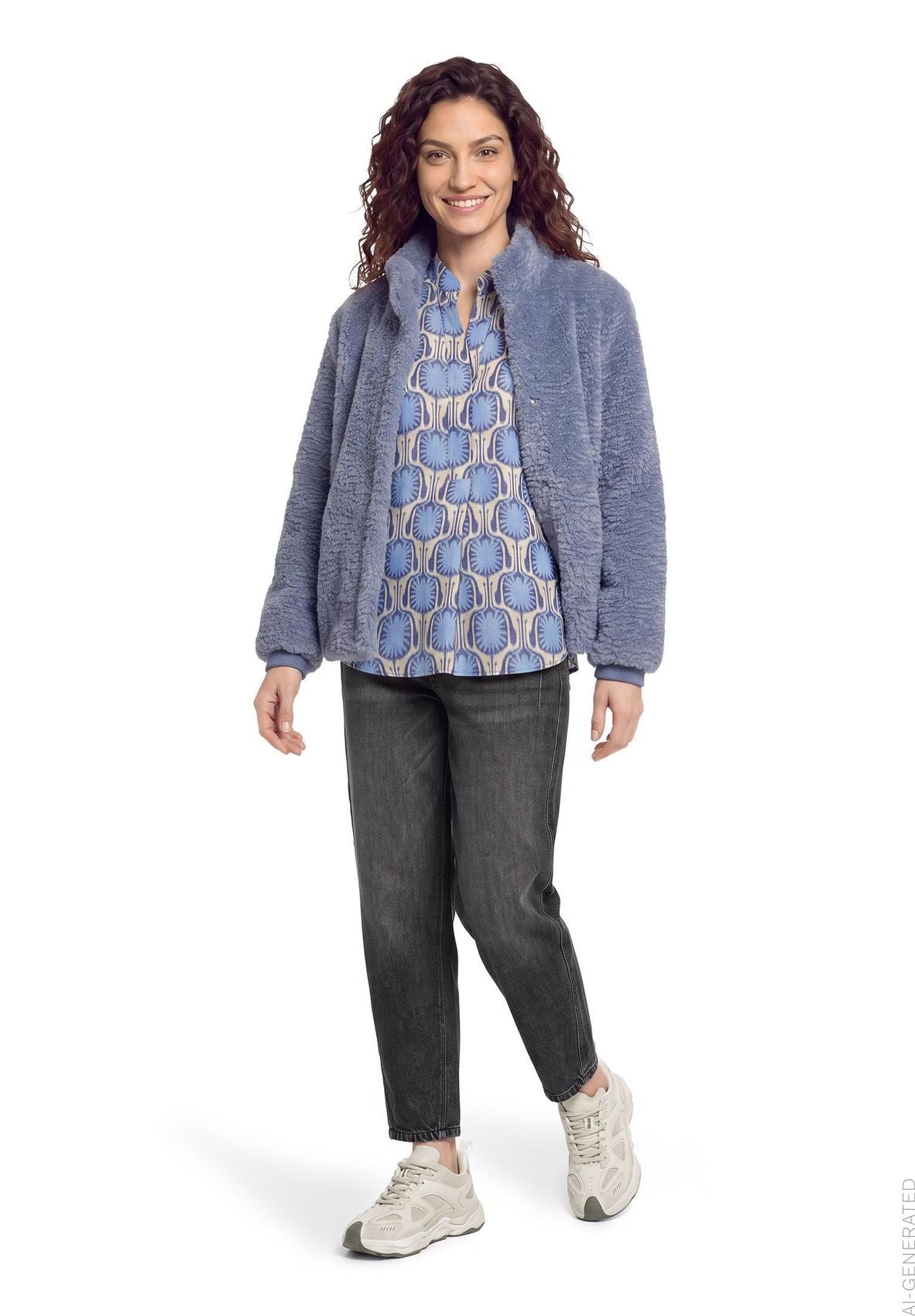 CARTOON Bluse mit V-Ausschnitt