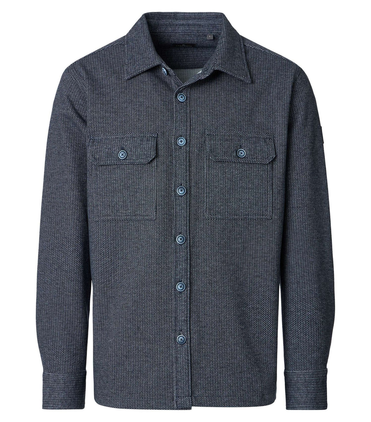 CASA MODA Hemdjacke mit Kent-Kragen