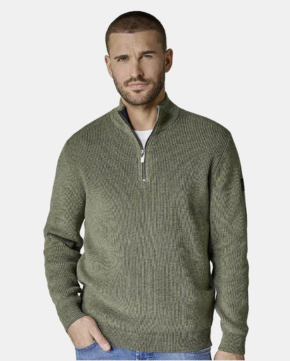 CASA MODA Stricktroyer mit Stehkragen