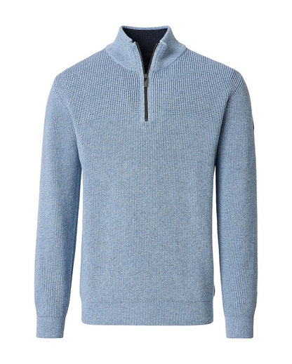 CASA MODA Stricktroyer mit Stehkragen