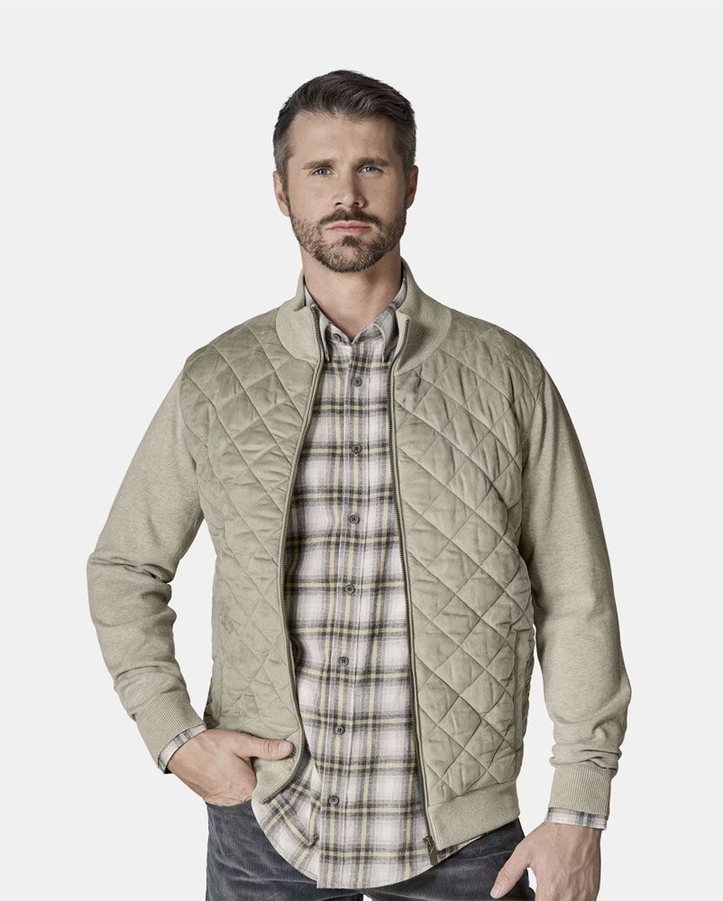 CASA MODA Hybridjacke mit Sweatärmeln