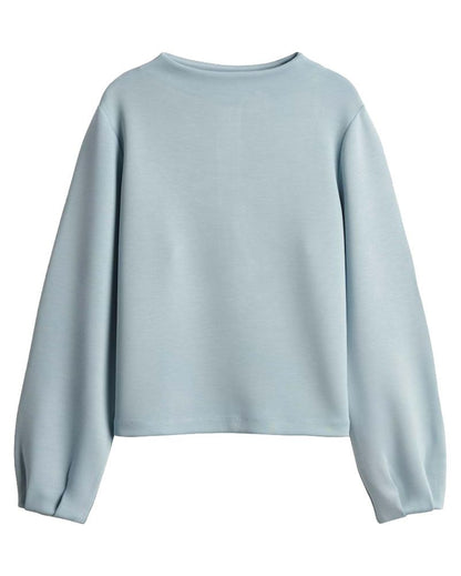 OPUS Sweatshirt mit Faltendetail