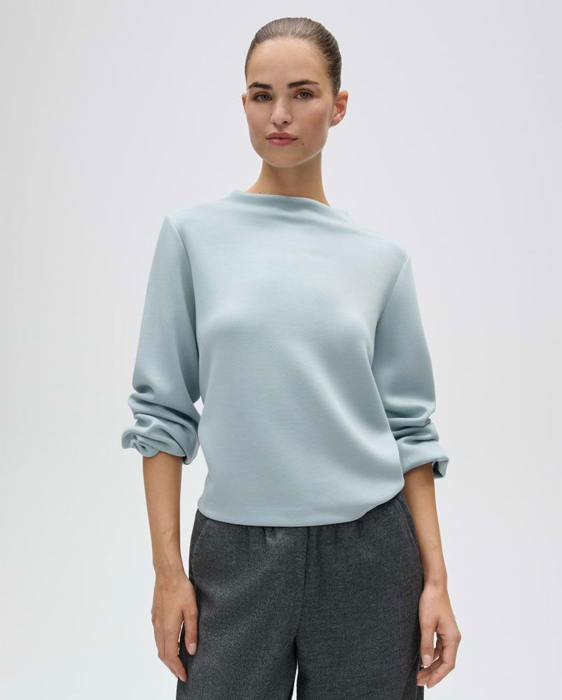 OPUS Sweatshirt mit Faltendetail