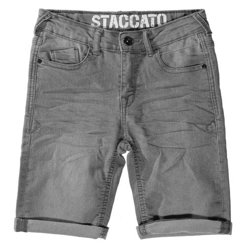 Jungen Jeans-Bermudas mit verwaschener Optik