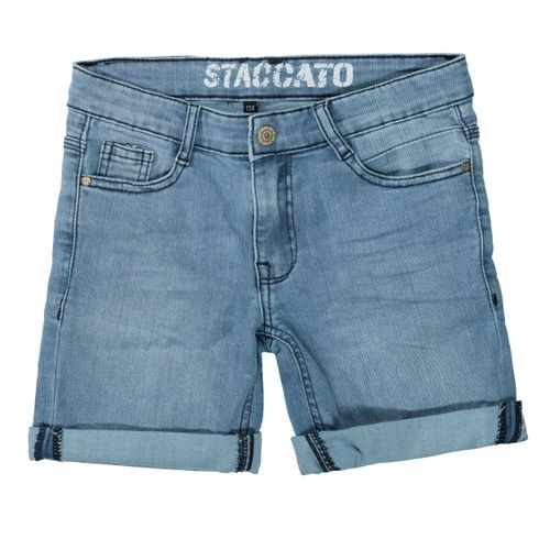 Jungen Jeans-Bermudas mit verwaschener Optik