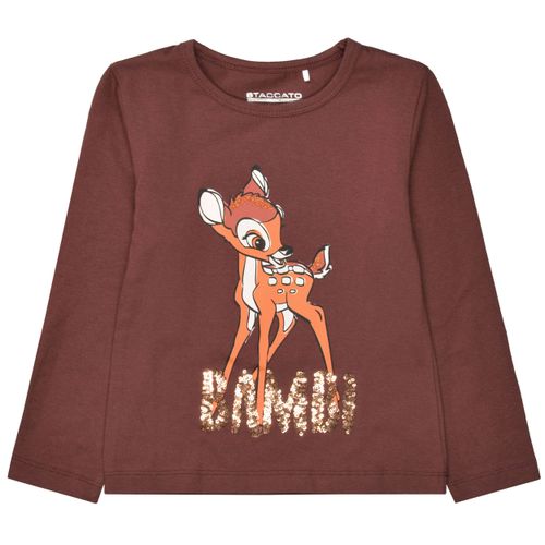 STACCATO Langarmshirt mit Bambi-Print