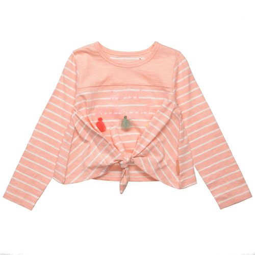 STACCATO Streifenshirt mit Glitzer-Wording