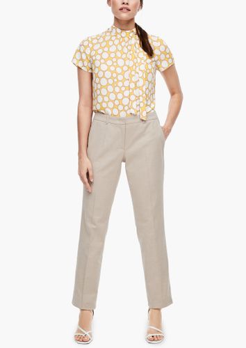 S.OLIVER BLACK Hose lang, brown pann