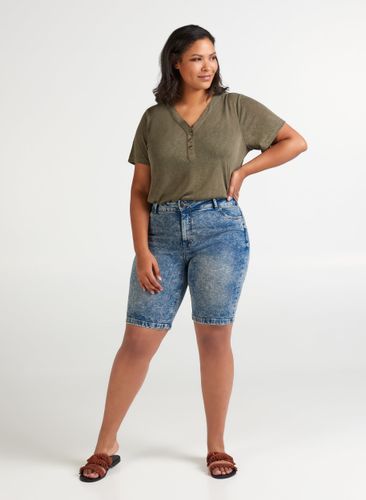 ZIZZI Denim Shorts mit hoher Taille