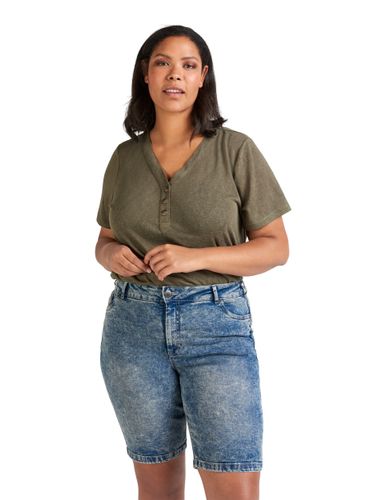 ZIZZI Denim Shorts mit hoher Taille