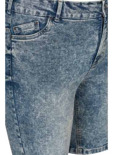 ZIZZI Denim Shorts mit hoher Taille
