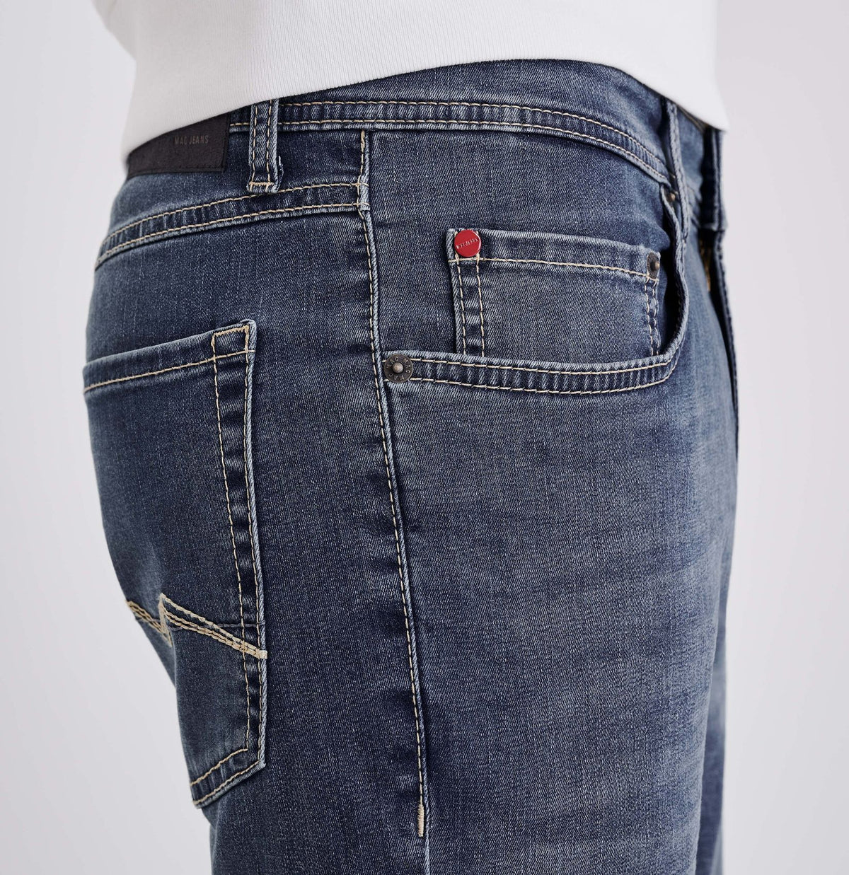 MAC MAC JEANS - Arne Pipe, Basic Light Denim