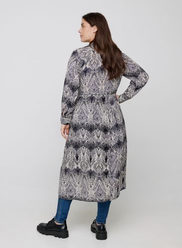 ZIZZI Bedrucktes Midikleid aus Viskose