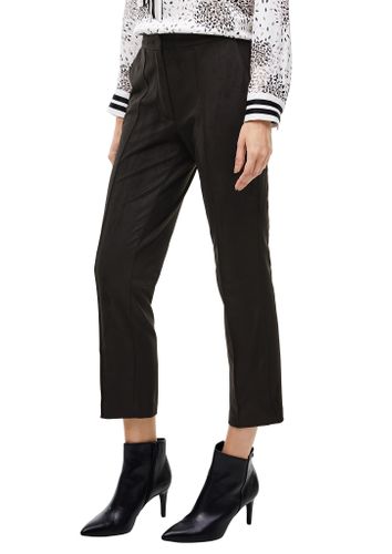 S.OLIVER BLACK Velours-Hose
