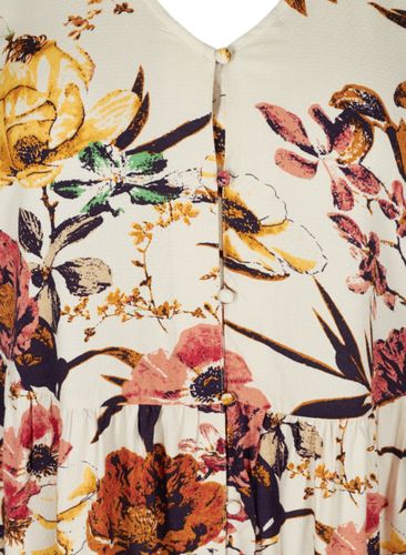 ZIZZI Midikleid aus Viskose mit Blumenprint