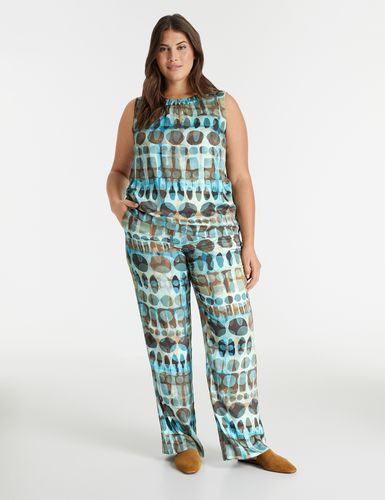 SAMOON Palazzohose Carlotta mit Print