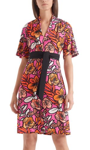 MARC CAIN Weites Jerseykleid mit floralem Print