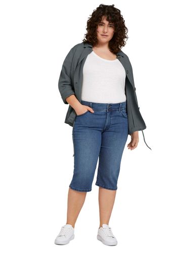 TOM TAILOR Plus - Capri Jeans mit Bio-Baumwolle
