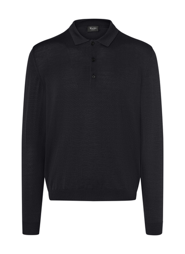 MAERZ Pullover Polokragen Knopf 1/1 Arm 48