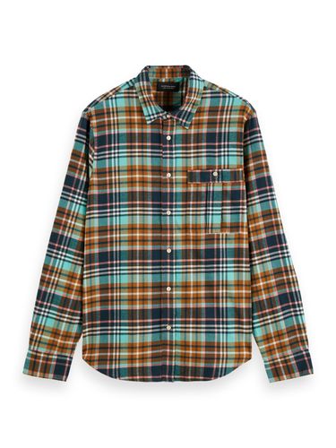 SCOTCH & SODA Checked lightweight twill shirt in, Combo A