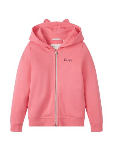 TOM TAILOR Unifarbener Hoodie mit Schriftzug Default Title