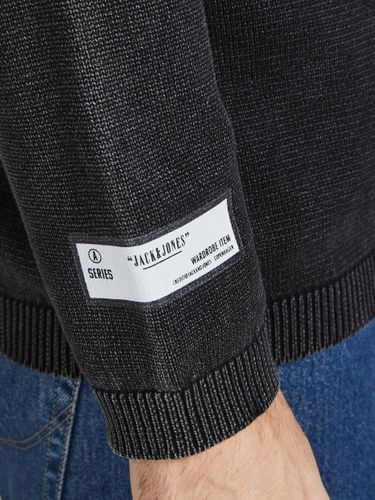 JACK & JONES JACK&JONES JORACE KNIT CREW NECK BLK XL