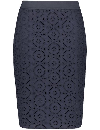 SAMOON Bleistiftrock mit Lochspitze Default Title