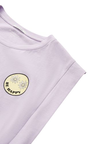 TOM TAILOR Ärmelloses T-Shirt mit Print