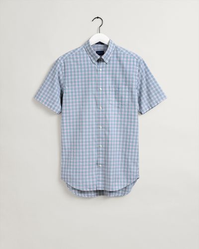 GANT D1. REG TWILL CHECK SS BD, HAMPTONS BLUE XL