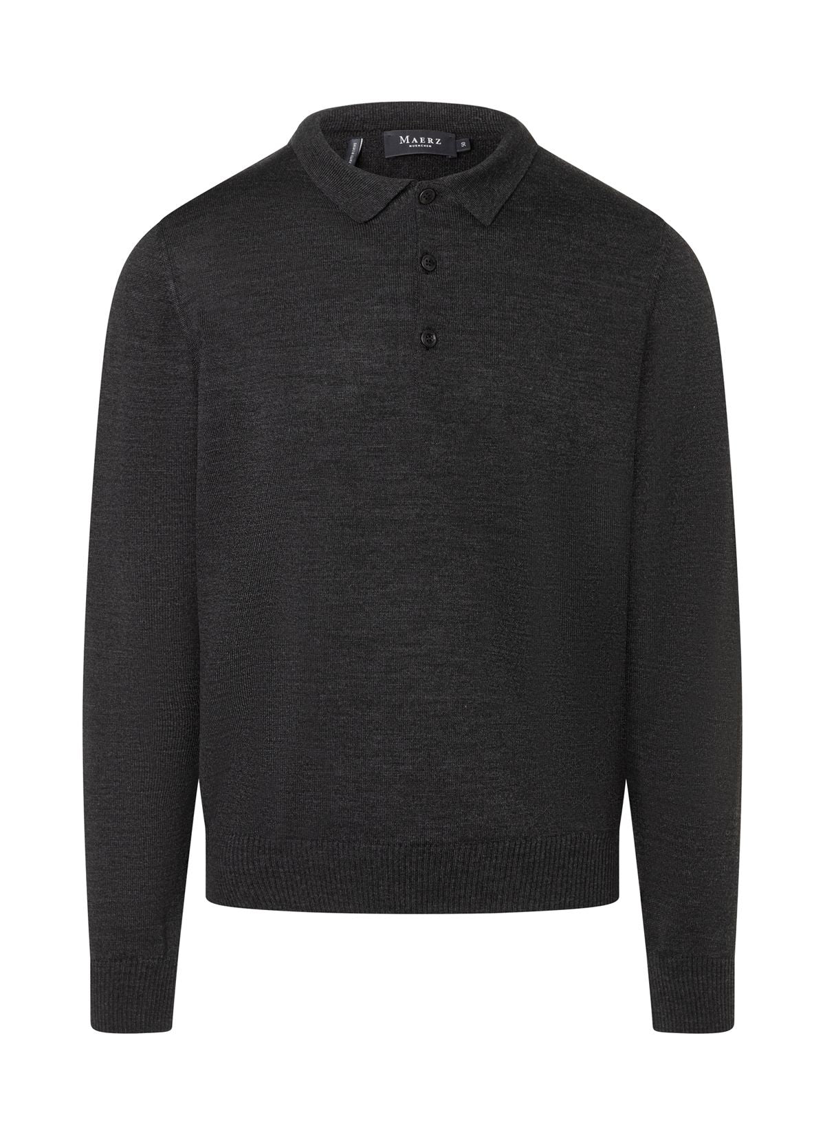 MAERZ Pullover Polokragen Knopf 1/1 Arm 56