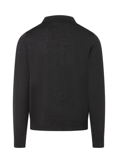 MAERZ Pullover Polokragen Knopf 1/1 Arm