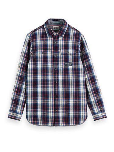SCOTCH & SODA Regular fit Mid-weight cotton flann, Combo A