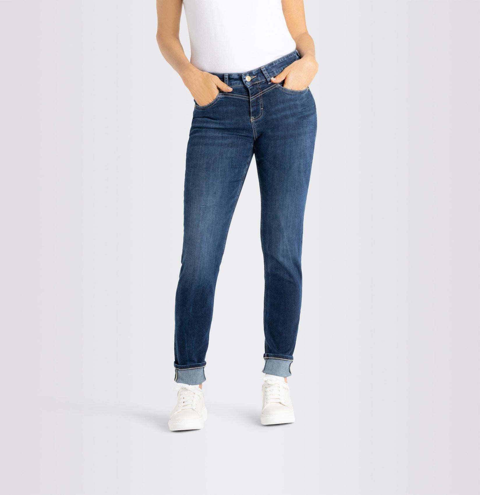 MAC MAC JEANS - RICH SLIM, Light authentic denim 34 28