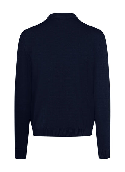 MAERZ Pullover Polokragen Knopf 1/1 Arm