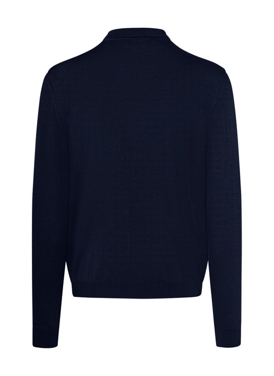 MAERZ Pullover Polokragen Knopf 1/1 Arm