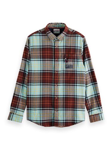 SCOTCH & SODA Regular fit Mid-weight brushed Flan, Combo B