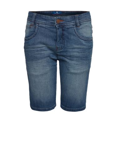 TOM TAILOR Bermuda uni bermuda, super stone blue denim