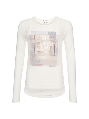 TOM TAILOR T-Shirt platzierter Druck 1/1, soft clear white Default Title