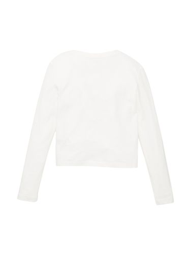 TOM TAILOR Cropped Langarmshirt mit Motivprint