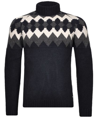 RAGMAN Rollkragen-Pullover gemustert Default Title