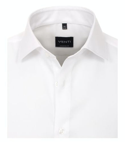 VENTI Twill Hemd unifarben extra langer Arm 72cm